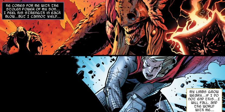 ثور پدربزرگ خود را می‌کشد